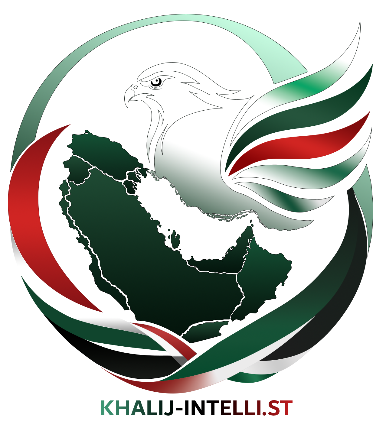 KHALIJ-INTELLI falcon emblem